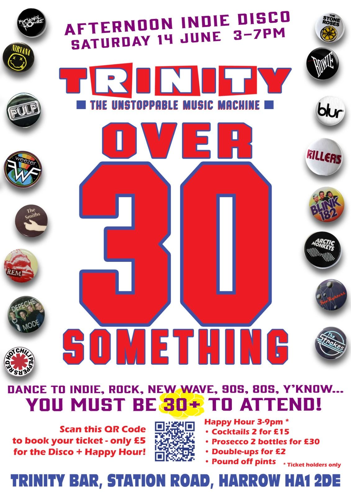 Over 30 Something - The Afternoon Indie Disco