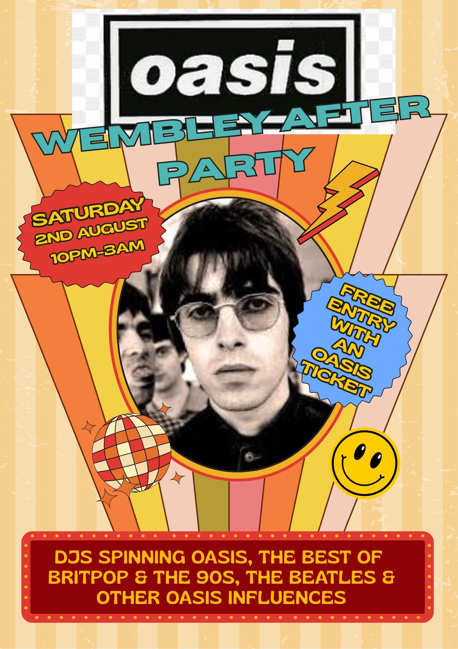 Oasis Wembley After Party