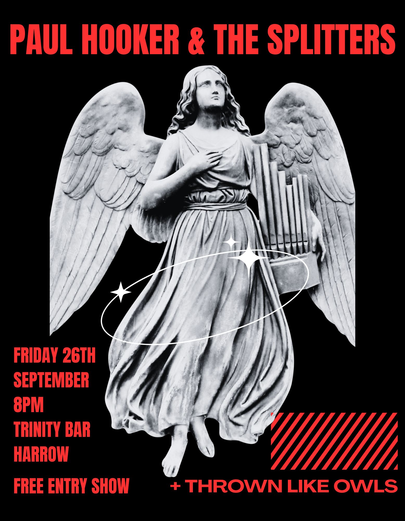 Paul Hooker & The Splitters + Thrown Like Owls