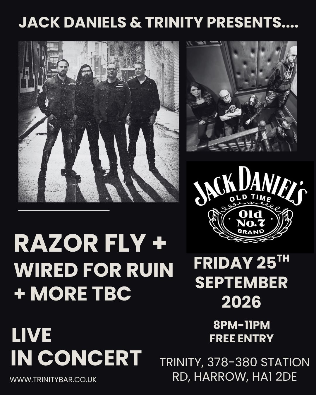 Jack Daniels presents Razor Fly + Wired For Ruin