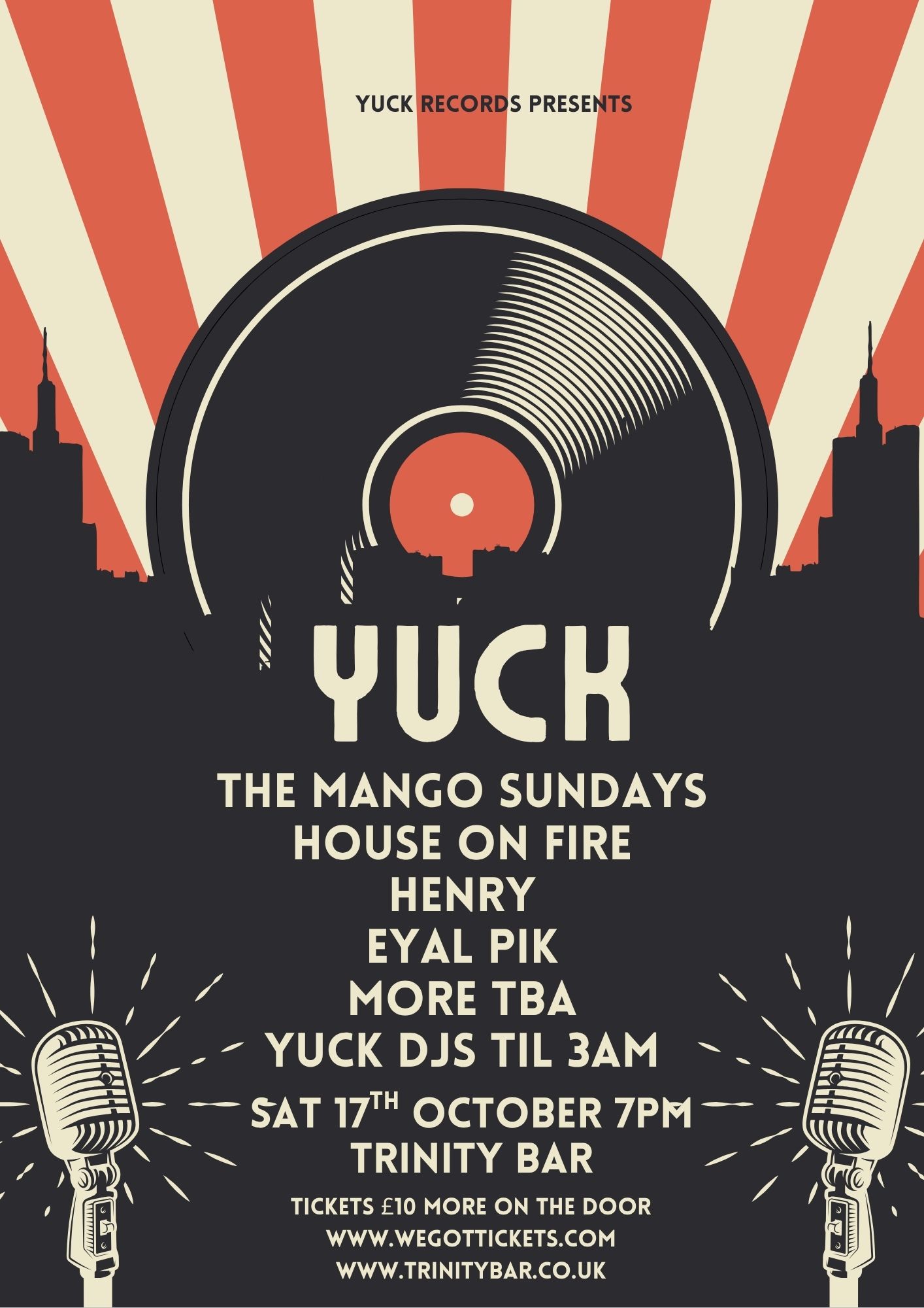 Yuck presents The Mango Sundays + House On Fire + Henry + Eyal Pik